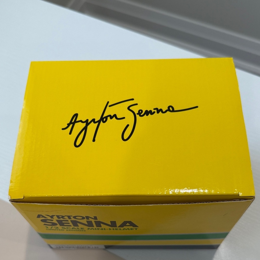 1994 Ayrton Senna 1:2 mini helmet Williams Renault Formula 1 F1 - Picture 6 of 6